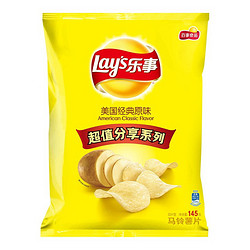 Lay's 乐事 马铃薯片 美国经典原味 145g*11袋+凑单