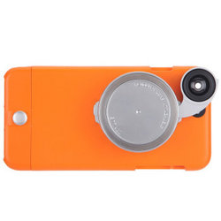 思拍乐 Ztylus 苹果iphone6 plus苹果手机壳 支架 照相拍照镜头套装 橙色