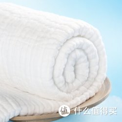 DAPU 大朴 A类浴巾 新生儿裹巾抱被 本白 300g 120*120cm
