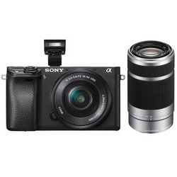 SONY 索尼 ILCE-6300L  双镜头套机（16-50mm，55-210mm）黑色