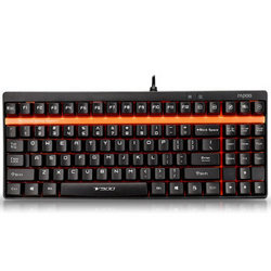 Rapoo 雷柏 V500 机械游戏键盘 机械黑轴 黑色版