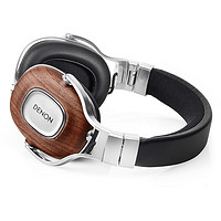 新低价：DENON 天龙 AH-MM400 头戴式耳机 实木色+单晶铜线/银线混编耳机升级线材