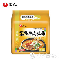 NONGSHIM 农心 石锅牛肉拉面五连包 120g*5