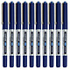 uni MITSUBISHI PENCIL 三菱铅笔  UB-150 （可透视）中性笔 签字笔 （0.5mm） （10支装）蓝色