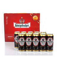 Konigsbacher 德冠 1689黑啤酒礼盒500ml×20+雪饼