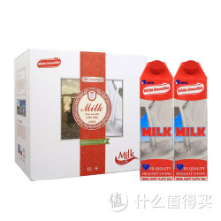 优雅牧场 超高温灭菌全脂纯牛奶 1L*6 礼盒装+超高温灭菌低脂牛奶 1L*6+凑单品