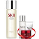 微信端：SK-II 晶透修护紧致臻选套装 神仙水230ml+洁面霜20g+嫩肤清莹露30ml+精华霜15g