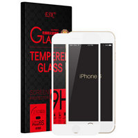 ESK iPhone6s钢化膜全屏 苹果6全覆盖钢化膜 高清玻璃保护贴膜 白色