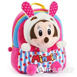 Disney 迪士尼 0080 卡通玩偶双肩背包 玫红兔子