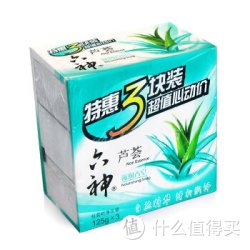 六神  滋润香皂 特惠三块装（芦荟）125g*3块
