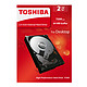 TOSHIBA 东芝 P300系列 2TB 7200转64M SATA3 台式机硬盘(HDWD120)