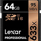 Lexar 雷克沙 633x 64GB SD存储卡（读速95MB/s）