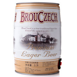 BROUCZECH 布鲁杰克 黄啤酒 5L