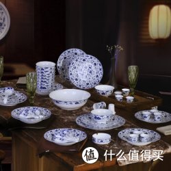 RED LEAF 红叶  56头青花釉中彩餐具套装  满天繁星