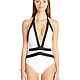 限尺码：Ted Baker  Triangle Cut Outs Swimsuit 女士泳装