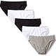 限尺码：Calvin Klein CK 5 Pack Cotton Stretch 女士纯棉内裤 5条装