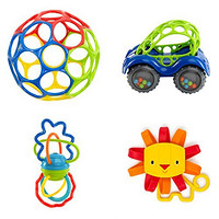 凑单品：O Ball 婴儿摇铃 汽车玩具4件套