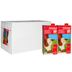 MLEKO 乐途 超高温灭菌全脂纯牛奶 1L*12盒