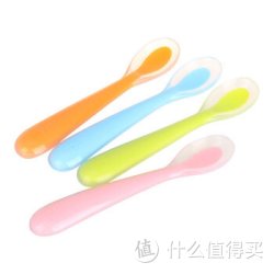 Goodbaby 好孩子 J80054 婴儿多彩硅胶喂食勺 小软匙（颜色随机）