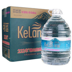 可蓝 KeLan 山泉水 5L*2桶 深层泉水 整箱装
