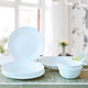 康宁 CORELLE 6-N2/CN 6头纯白系列玻璃餐具套装