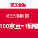 京东金融 积分/京豆换钢镚