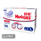 HUGGIES 好奇 银装干爽 舒适透气 纸尿裤 L128片