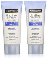 Neutrogena 露得清 Ultra Sheer Drytouch 清透防晒乳 SPF 45（88ml）*2支