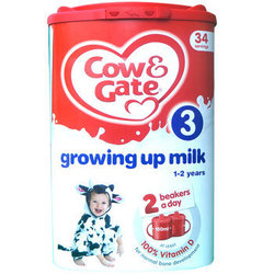  Cow＆Gate 牛栏 婴幼儿奶粉3段 900g*2件