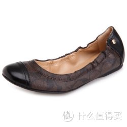 COACH 蔻驰 女士拼接平底鞋 Q6826 A9699*2双