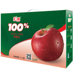 Huiyuan 汇源 100%苹果果汁1L*6盒