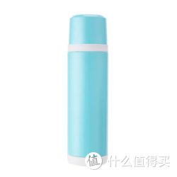 Simita 施密特 大容量304不锈钢真空保温杯 浅蓝色350ML