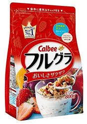 Calbee 卡乐比 水果颗粒果仁谷物营养麦片 800g*6袋