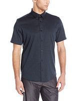 Prime会员专享：Calvin Klein S/s Deco Dobby 男士短袖衬衫