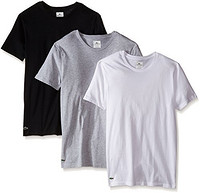Prime会员专享：Lacoste Essentials Crew-Neck 男士T恤 3件装