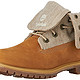 限7.5码：Timberland 添柏岚 Authentics Canvas Fold 女款短靴