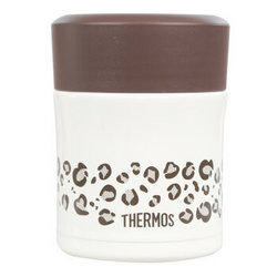 THERMOS 膳魔师 JBJ-300 焖烧罐 300ml 白色豹纹*2件+洗洁精*4件