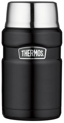 Thermos 膳魔师 帝王系列 24盎司（680ml） 不锈钢旅行食物保温罐 磨砂黑