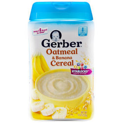 Gerber 嘉宝 2段香蕉燕麦婴儿 米粉 227g