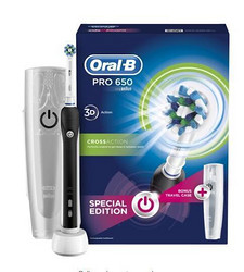 Oral-B Pro 650 CrossAction Electric Rechargeable Toothbrush Powered by Braun