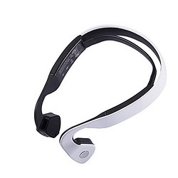 Bone Conduction headphones, Gendax Wireless Bluetooth 4.0 Bone Conduction Earphone Headphones Headset with Built-in Microphone for City Sports like Cycling Riding Driving and Jogging (white)