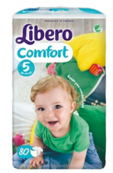 Libero 丽贝乐 婴儿纸尿裤超大包装L80片