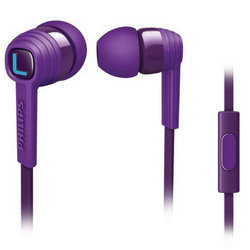 飞利浦（PHILIPS）SHE7055PP 狂热系列 入耳式手机耳机  紫色