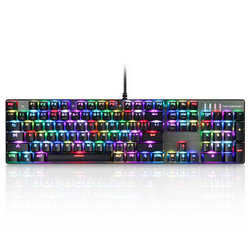 MOTOSPEED 摩豹 CK104 RGB青轴机械键盘 黑