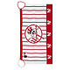  MLB 美职棒 中性 美国职业棒球队 洋基队多功能吊带浴巾 183966 红条 均码(86X151CM) 2件　