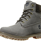 Timberland Women's 6 Inch Premium Fabric Boot Dark Olive Waxed Canvas 7.5 B(M) US