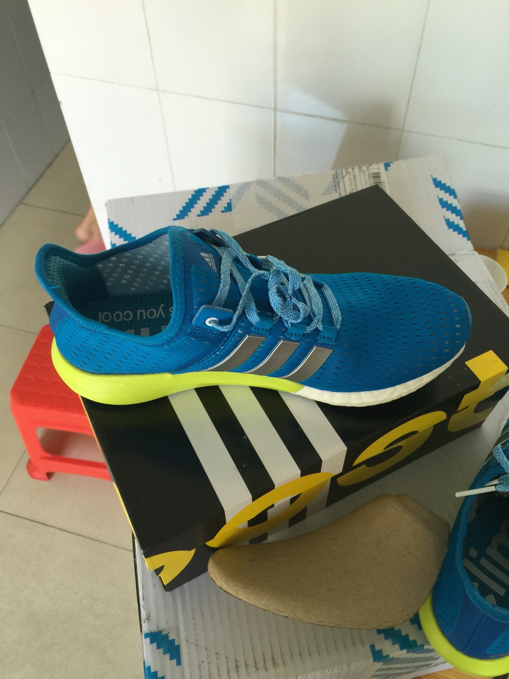 adidas 阿迪达斯 cc gazelle boost 中性跑鞋 42.5码