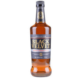 黑天鹅绒（Black Velvet）洋酒 加拿大进口威士忌 700ml*2瓶