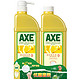 限地区：AXE 斧头 柠檬护肤洗洁精 1.3kg+1.3kg(泵+补)*4+凑单品