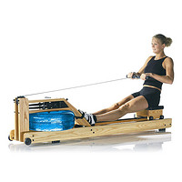 预售：WaterRower 沃特罗伦 Natural 自然款 纸牌屋梣木水阻划船机健身器